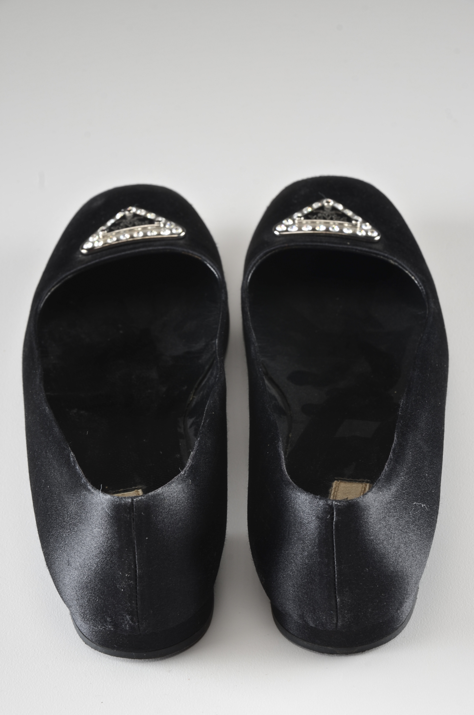 Prada Designer Satin Flats