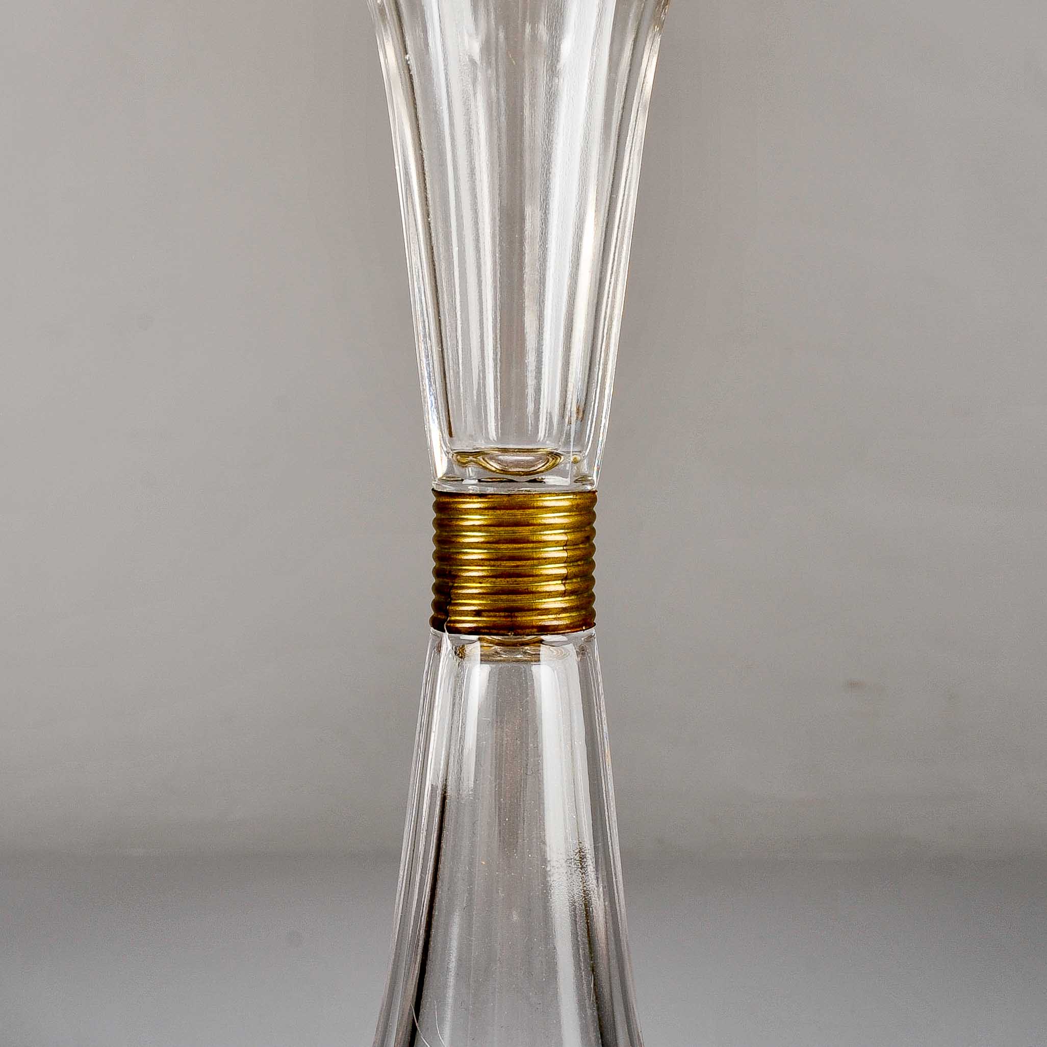 Antique Double Sided Glass Vase