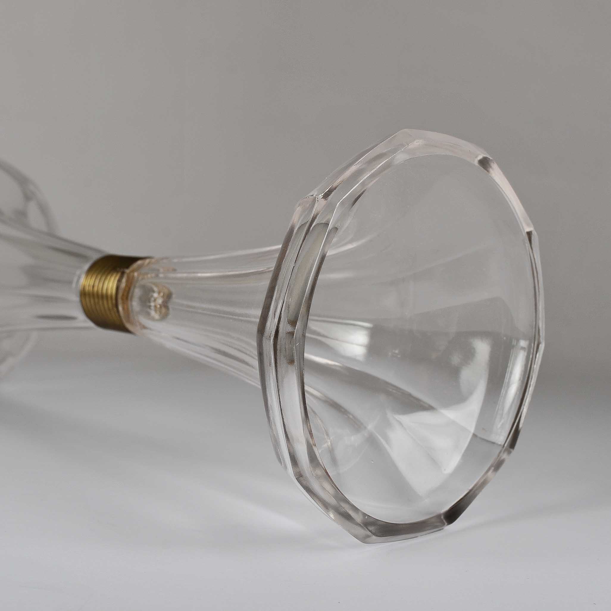 Antique Double Sided Glass Vase