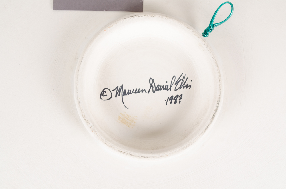 Maureen Daniel Ellis Airbrushed Platter