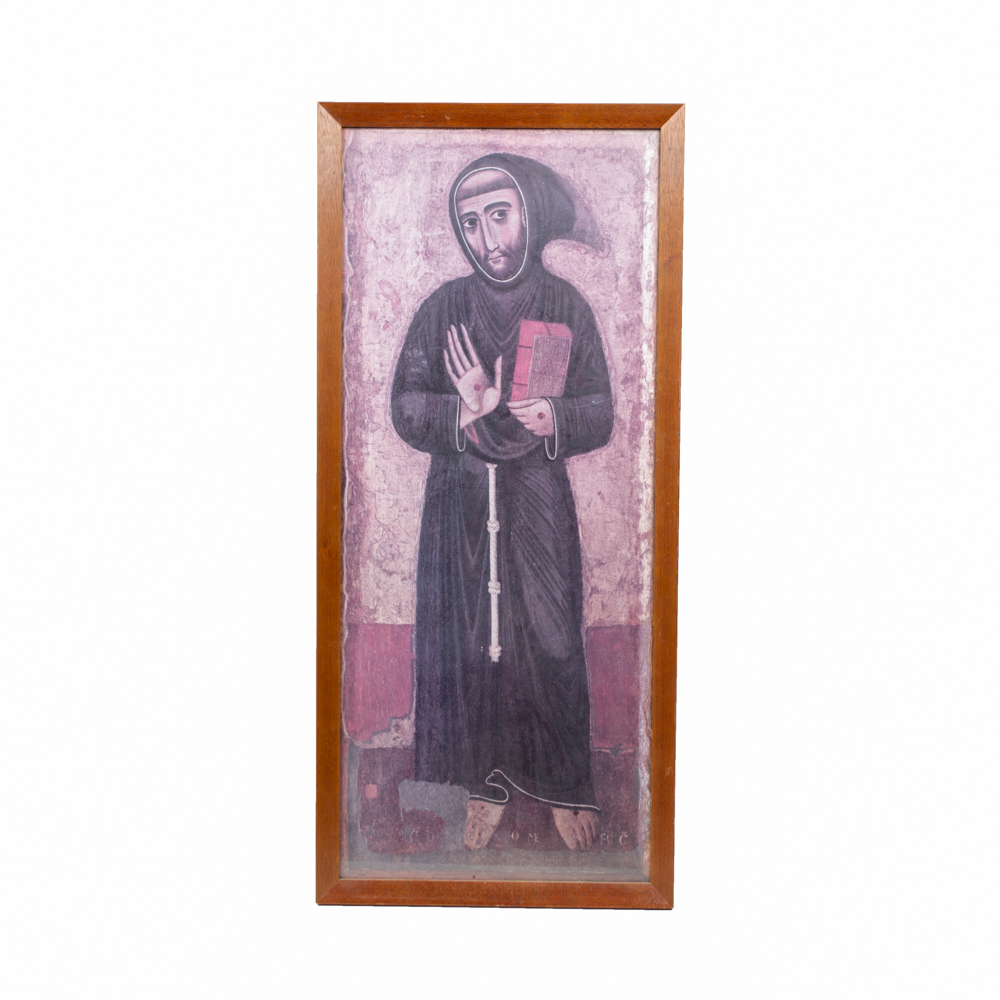 Margaritone di Arezzo "Saint Francis of Assisi" Lithograph