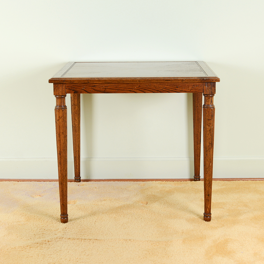 Vintage Oak Game Table