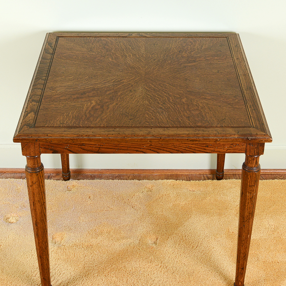 Vintage Oak Game Table