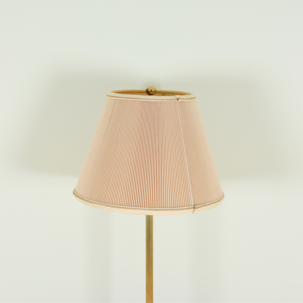 Vintage Metal Tray Floor Lamp