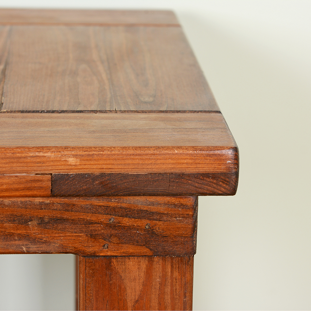 Vintage Mission-Style Oak Side Table