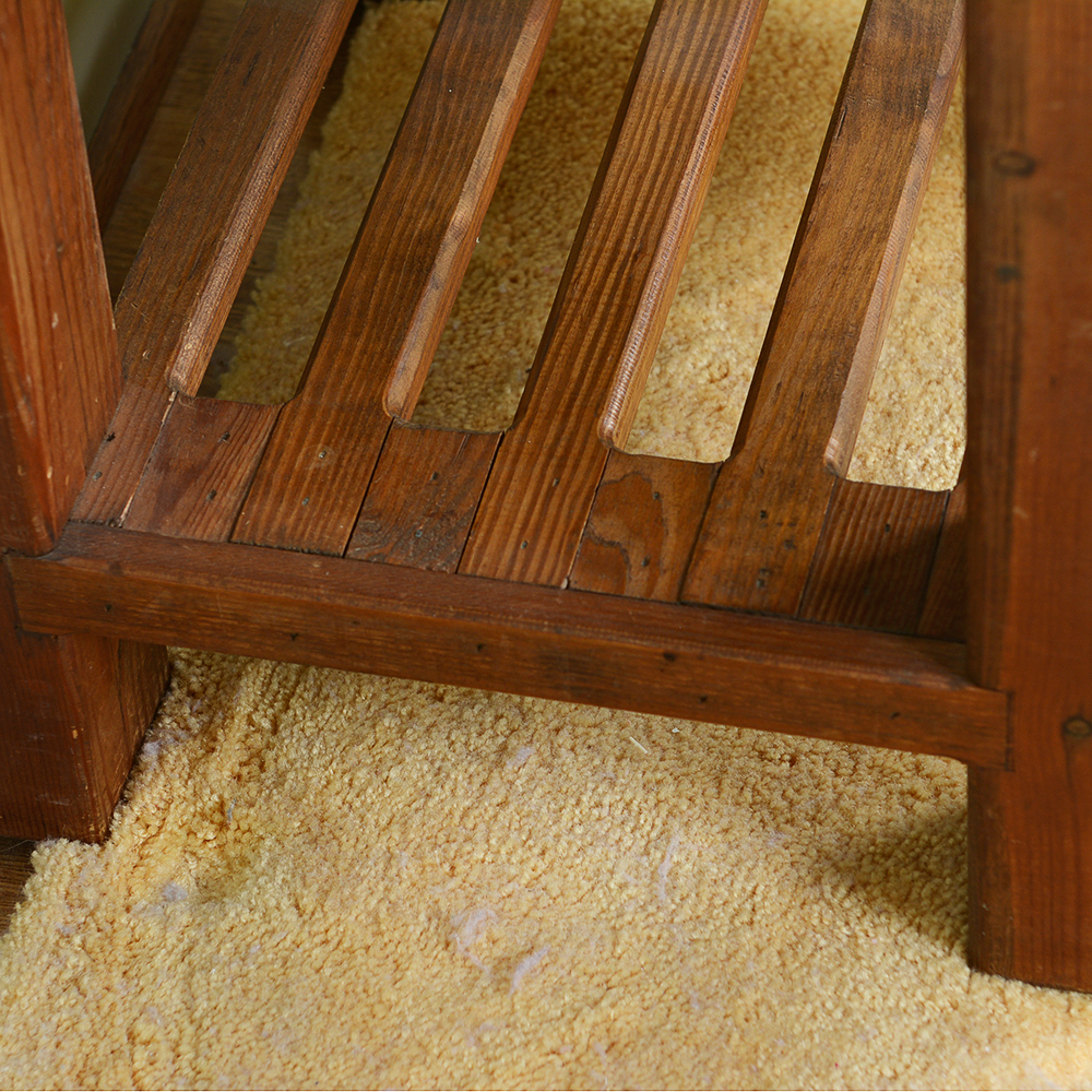 Vintage Mission-Style Oak Side Table