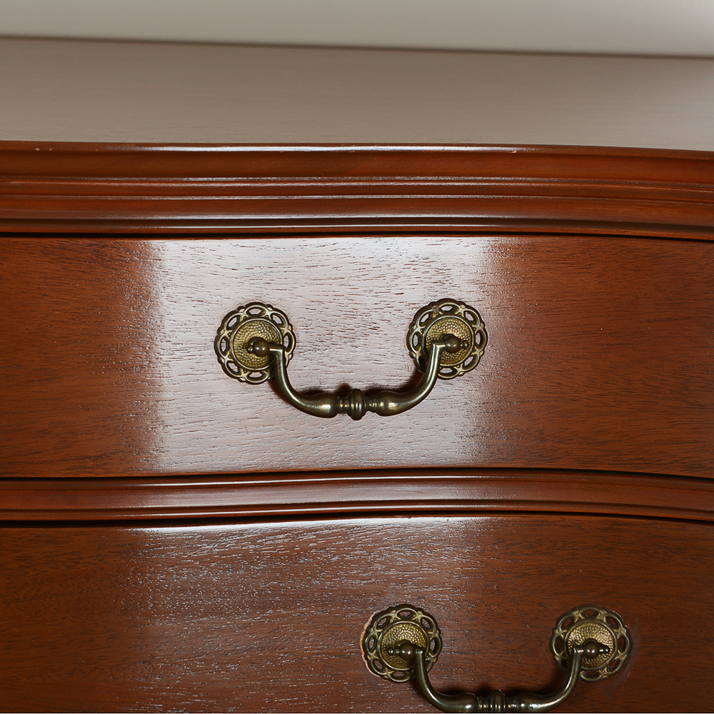 Traditional-Style Serpentine Chest of Drawers by Huntley