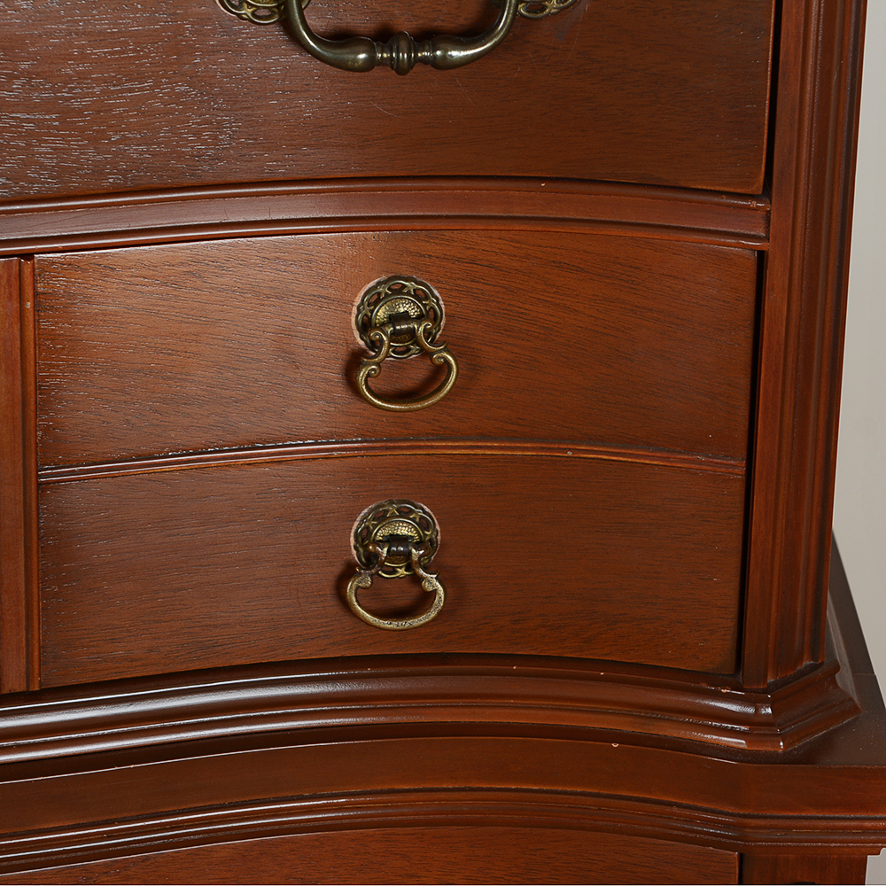 Traditional-Style Serpentine Chest of Drawers by Huntley