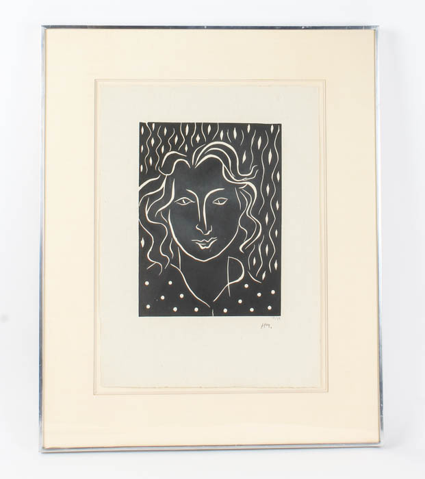 Henri Matisse Limited Edition Linoleum Relief "Primavera"