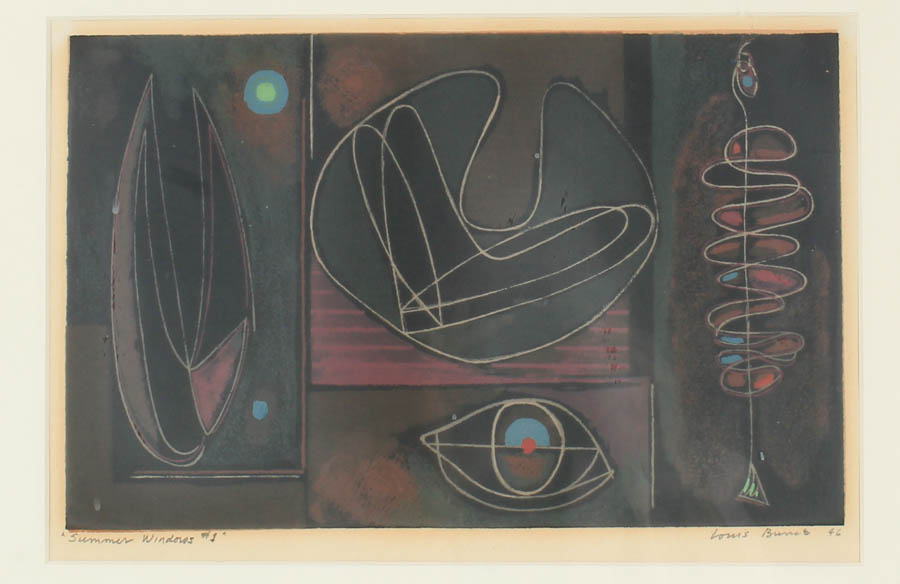 Louis Bunce Serigraph "Summer Windows #1"