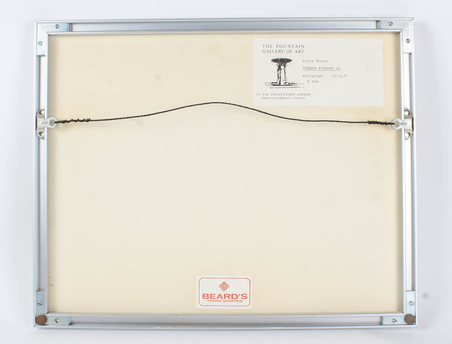 Louis Bunce Serigraph "Summer Windows #1"