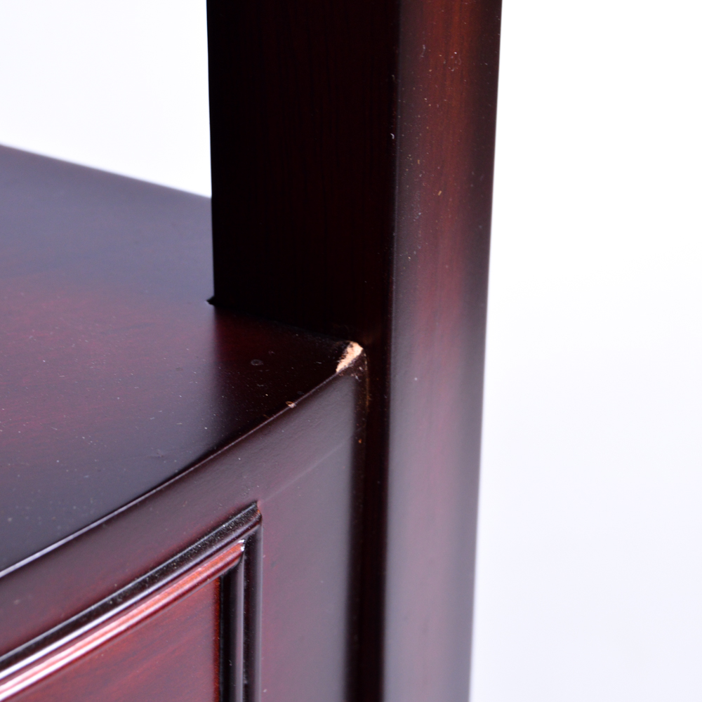 Wood Corner Accent Table