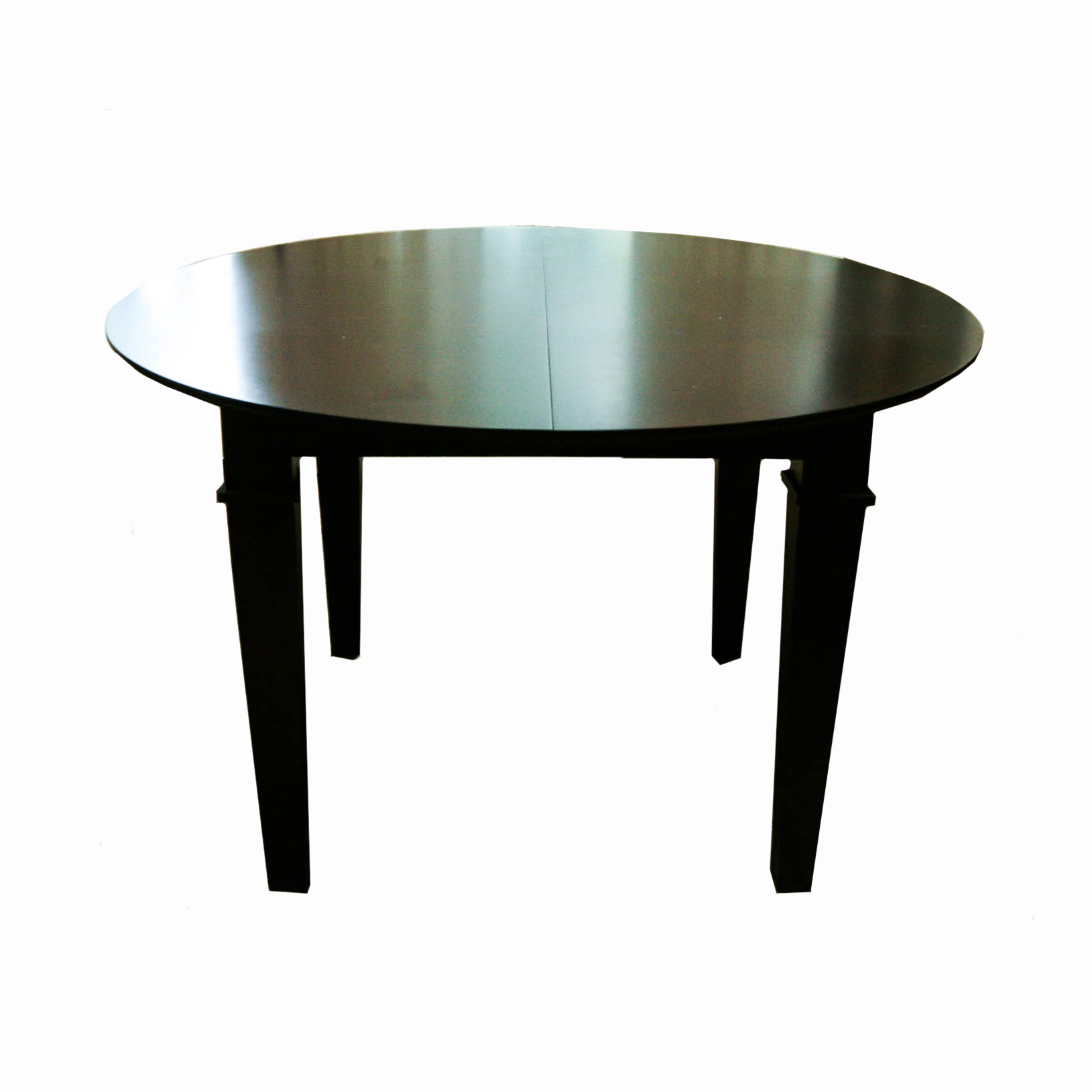 Dark Stained Wood Dining Table