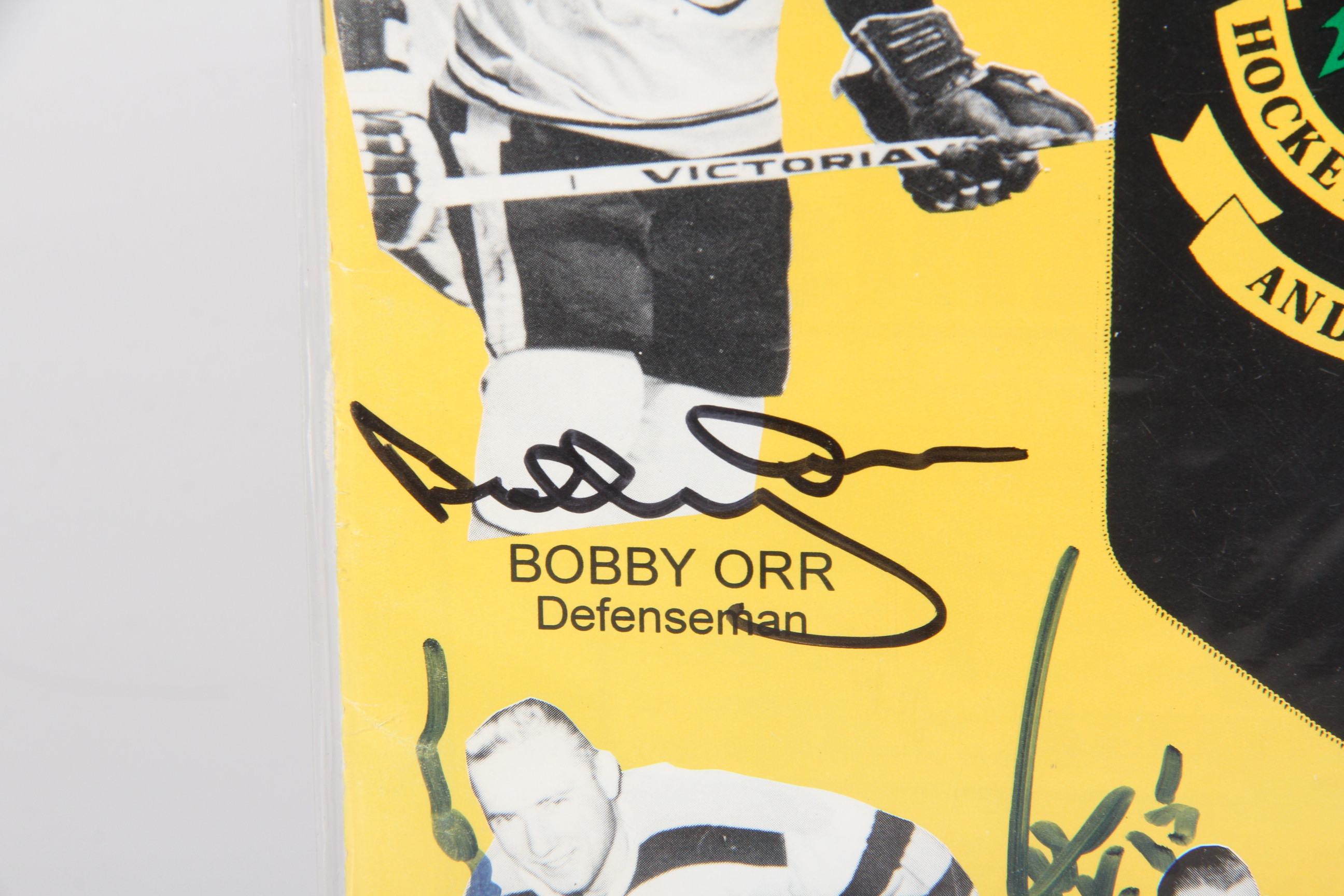 Autographed 1994-1995 Boston Bruins Alumni Game Program