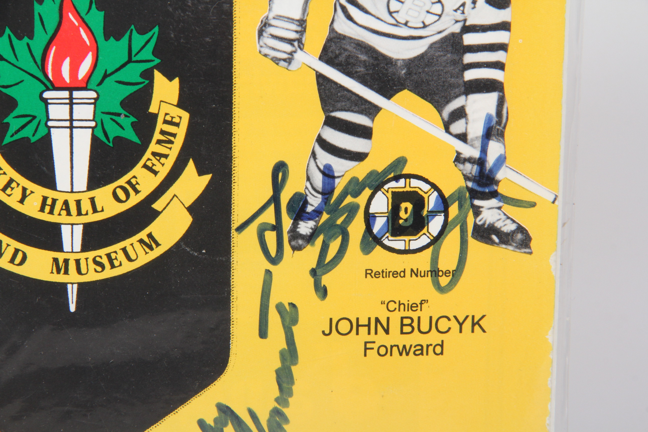 Autographed 1994-1995 Boston Bruins Alumni Game Program