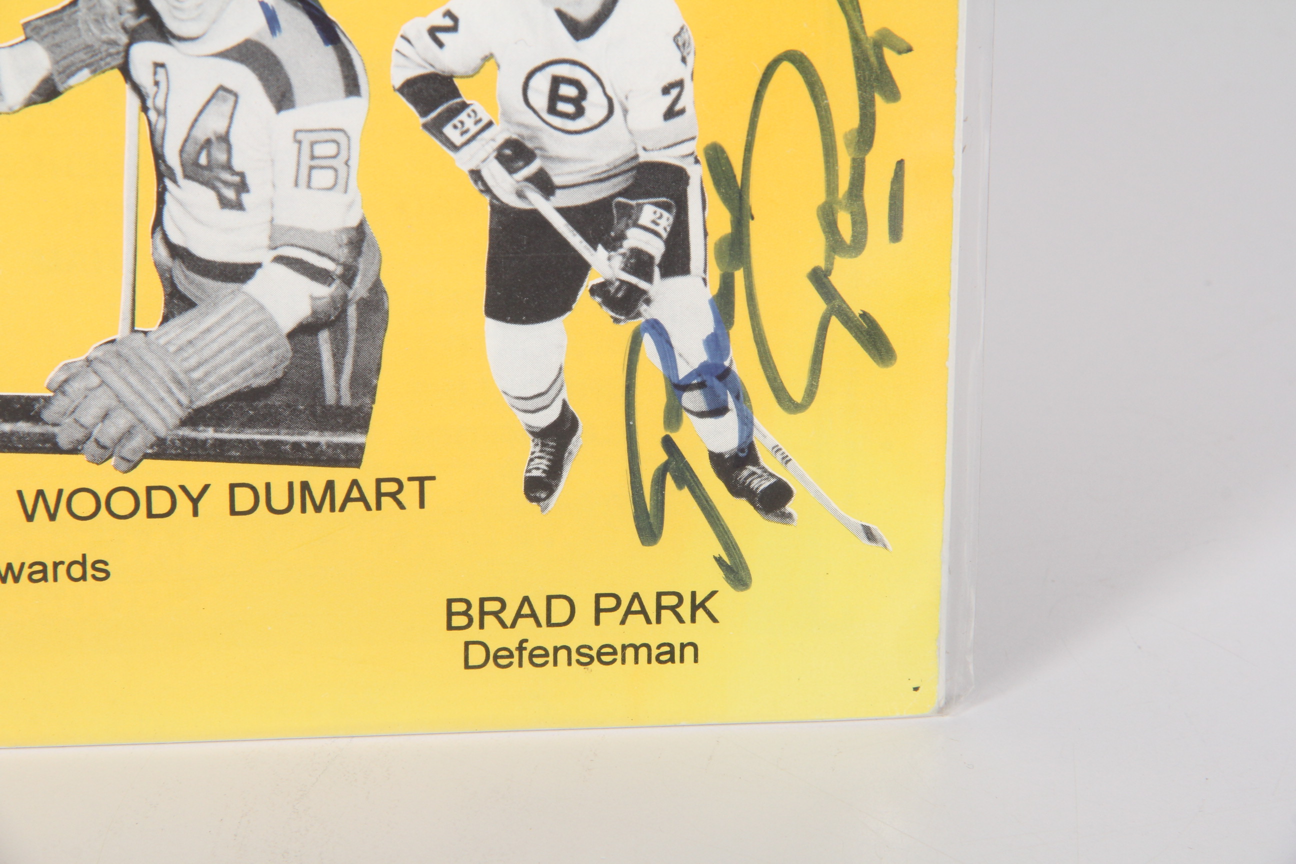 Autographed 1994-1995 Boston Bruins Alumni Game Program