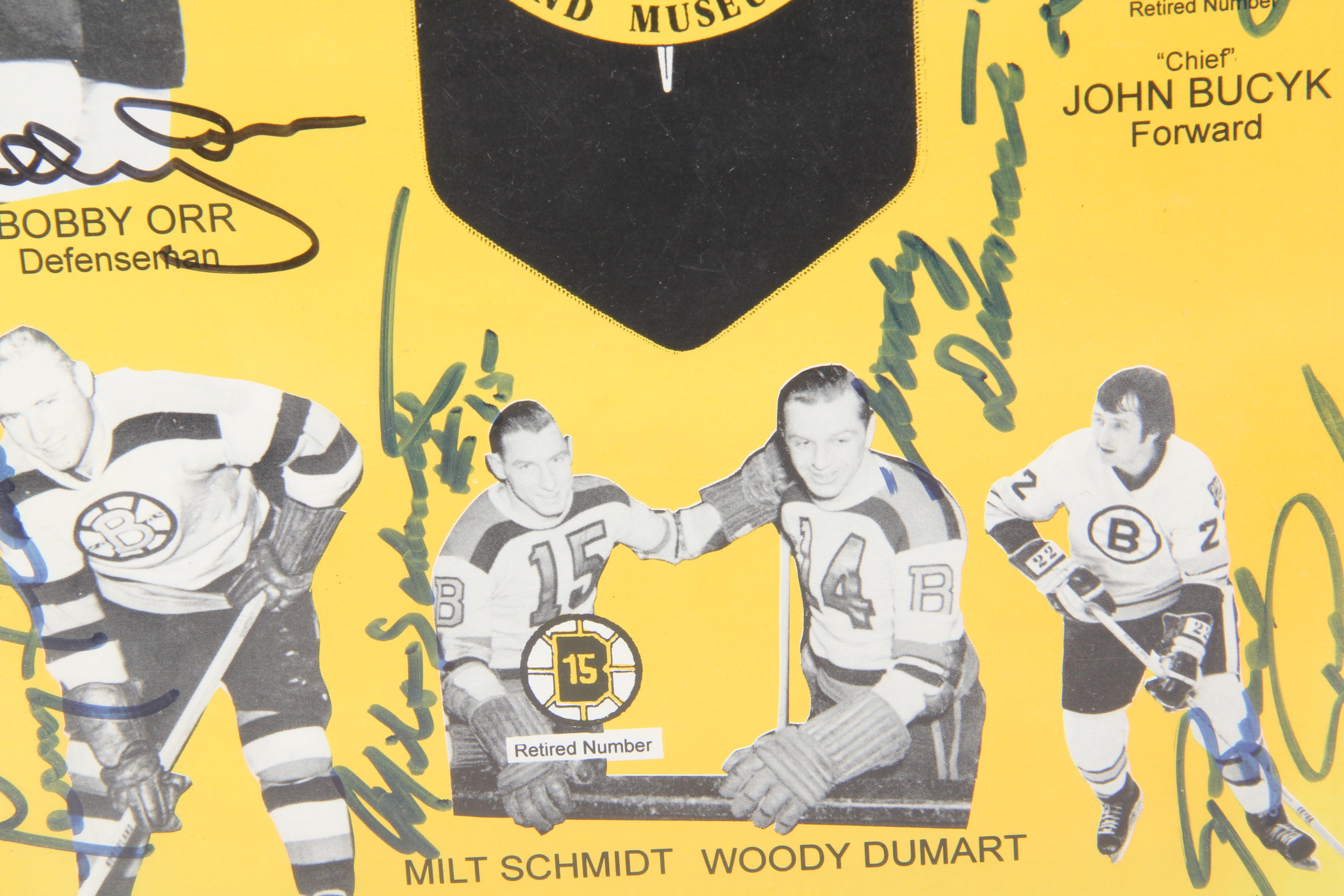 Autographed 1994-1995 Boston Bruins Alumni Game Program