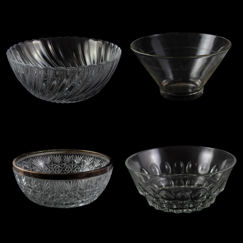 Assortment of Glass Bowls