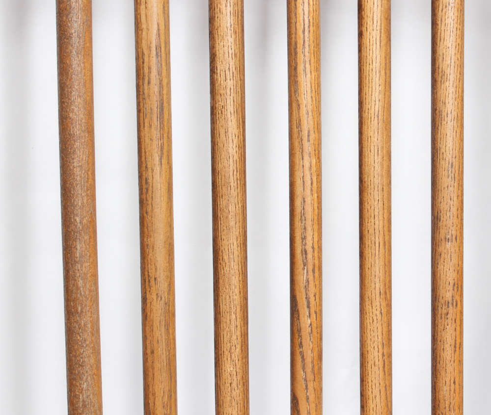 Pair of Cracker Barrel Wood Rocking Chairs