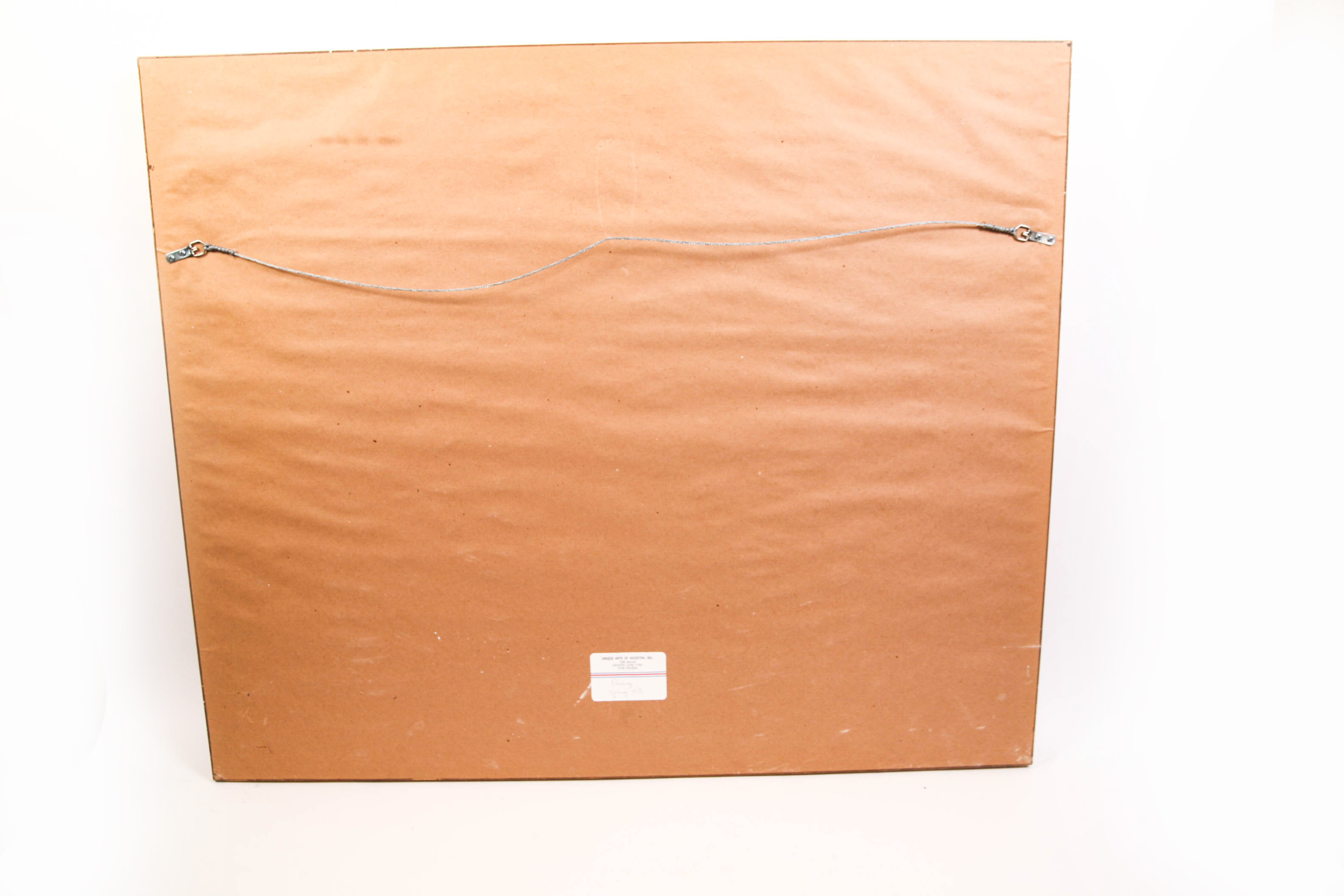 Framed and Signed Golf Print by Christine Shockley