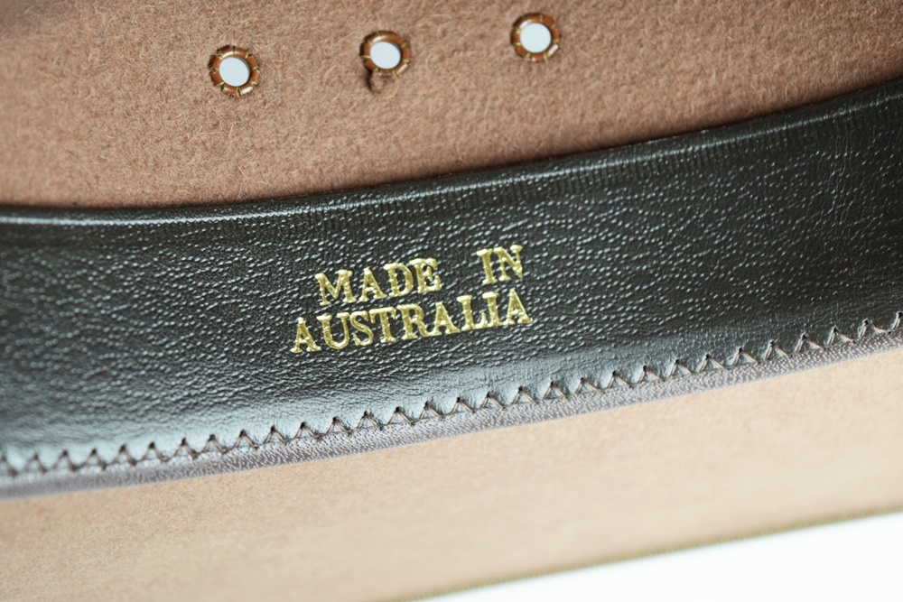 Mens Akubra "Cattleman" Fur Felt Hat, Made in Australia, Size 58