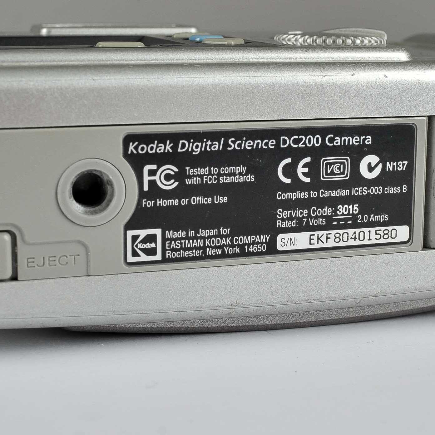 Kodak Digital Camera DC200