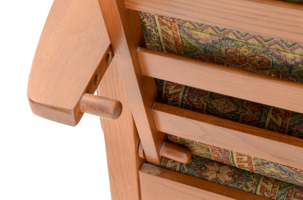 Flexsteel Mission Style Chair and Ottman