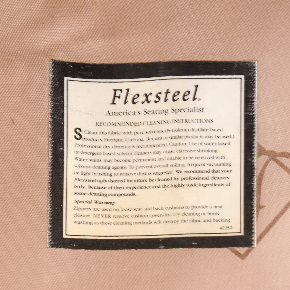 Flexsteel Mission Style Chair and Ottman