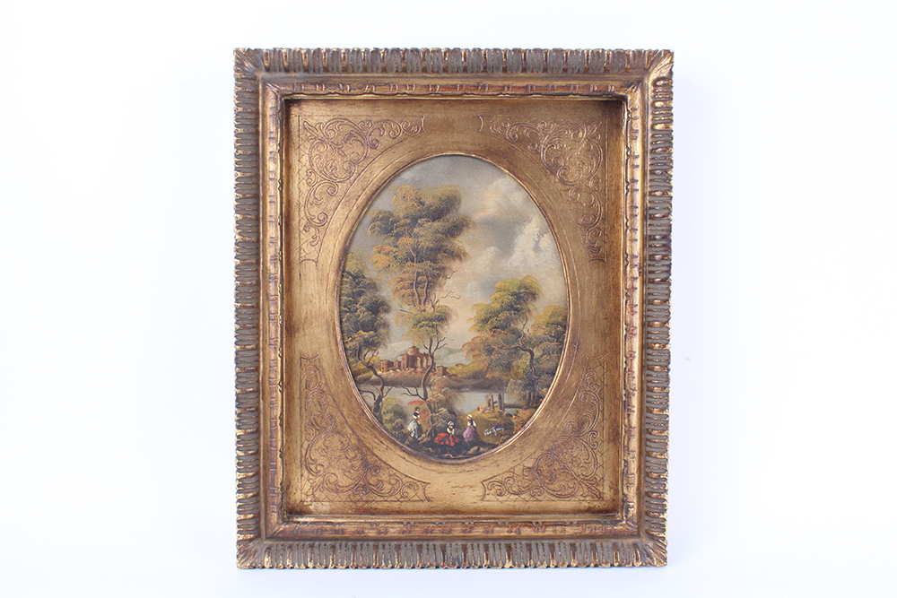 Framed Otto Van Thoren Original Landscape Oil Paintings