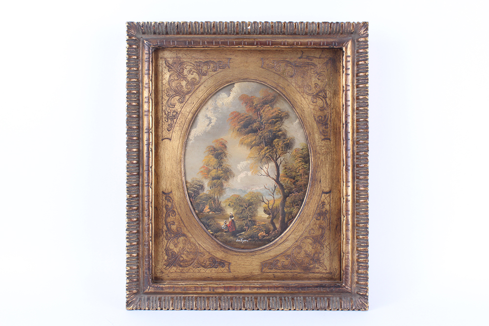 Framed Otto Van Thoren Original Landscape Oil Paintings