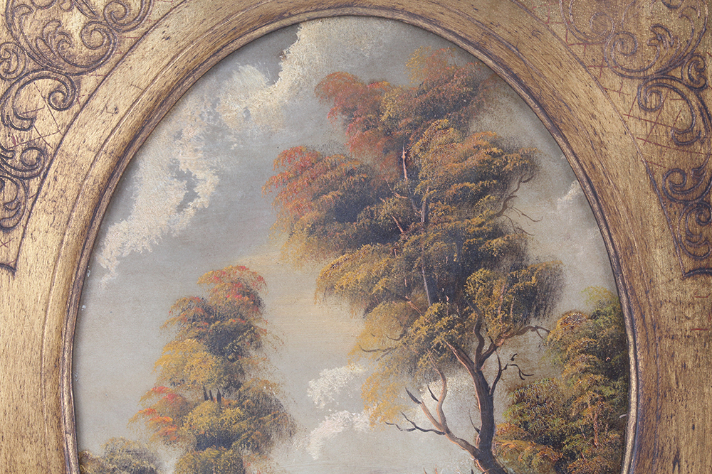 Framed Otto Van Thoren Original Landscape Oil Paintings