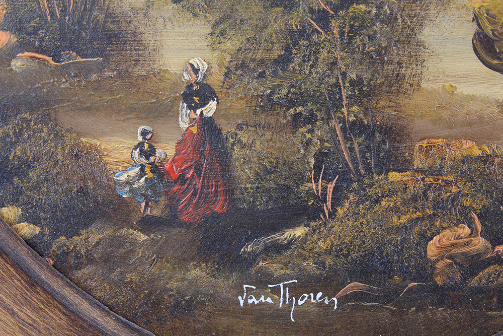 Framed Otto Van Thoren Original Landscape Oil Paintings