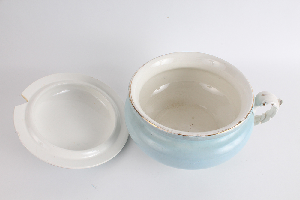 Circa 1925 Knowles, Taylor & Knowles Baby Blue Utilitarian China