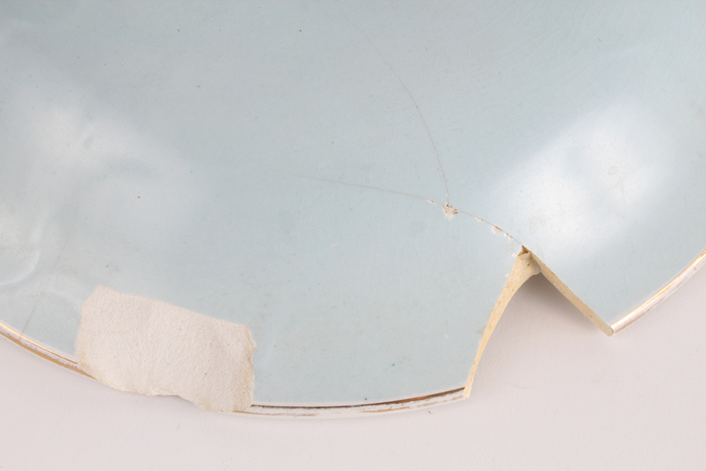 Circa 1925 Knowles, Taylor & Knowles Baby Blue Utilitarian China