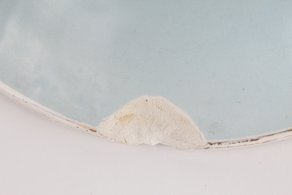 Circa 1925 Knowles, Taylor & Knowles Baby Blue Utilitarian China