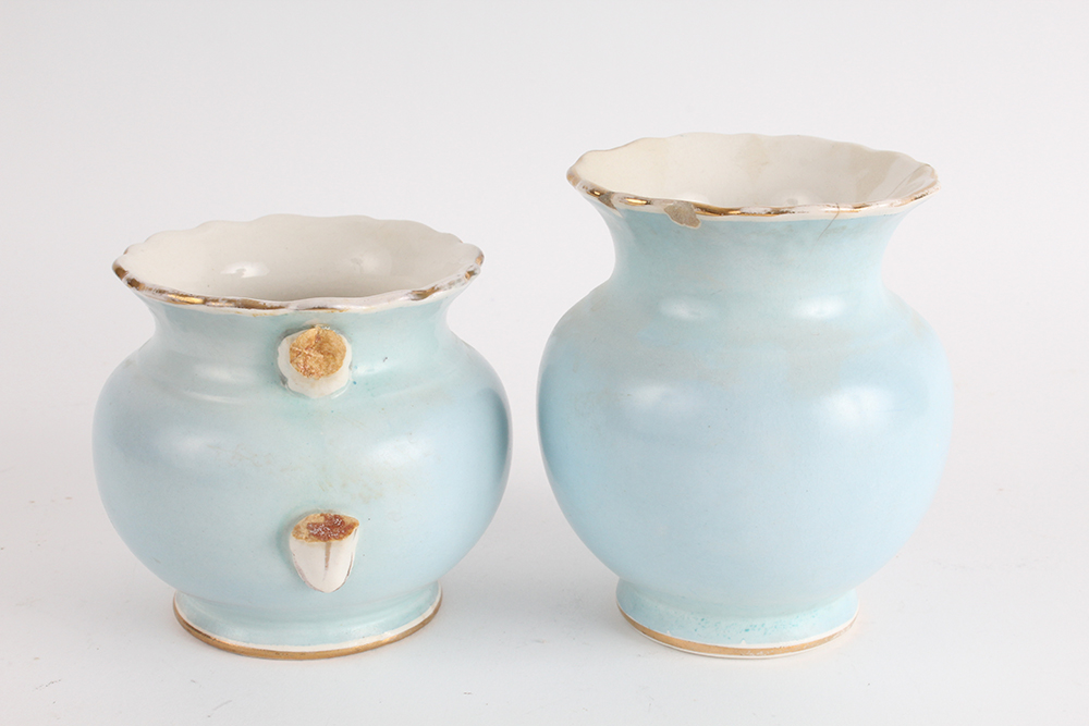 Circa 1925 Knowles, Taylor & Knowles Baby Blue Utilitarian China