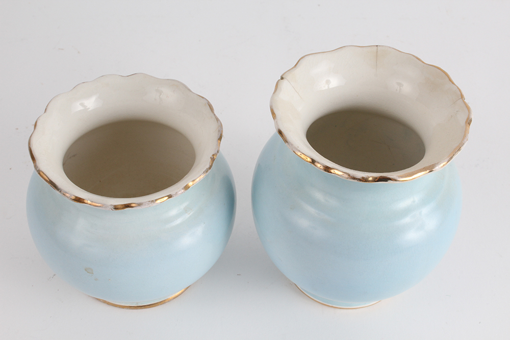 Circa 1925 Knowles, Taylor & Knowles Baby Blue Utilitarian China