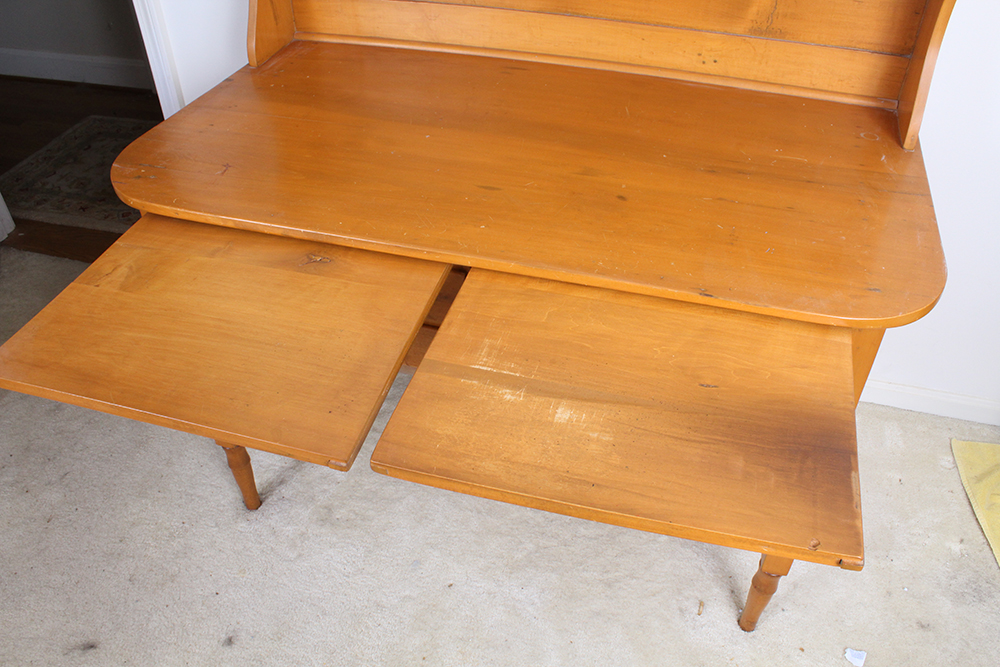 Antique Poplar Baking Table