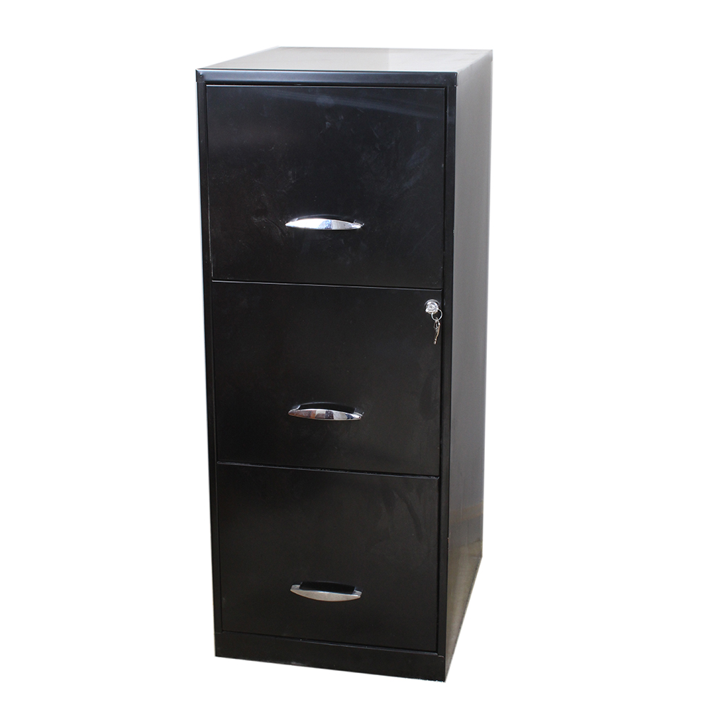 Three Drawer Lockable Filing Cabinet