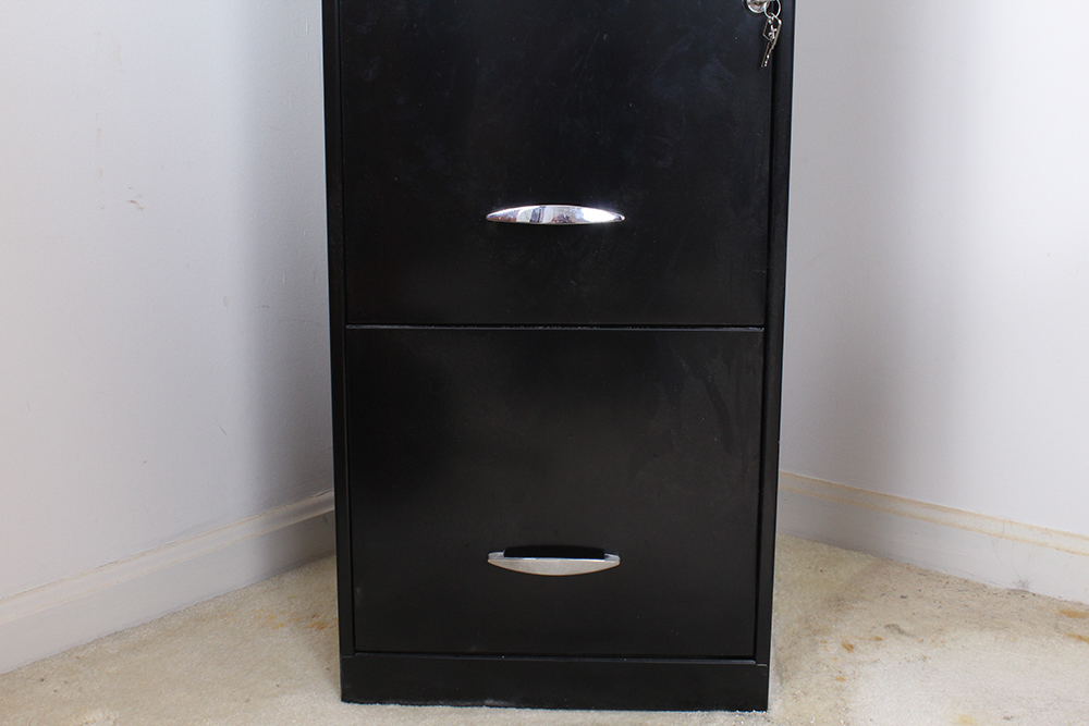 Three Drawer Lockable Filing Cabinet