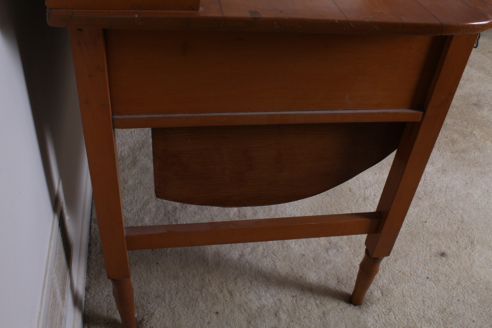 Antique Poplar Baking Table