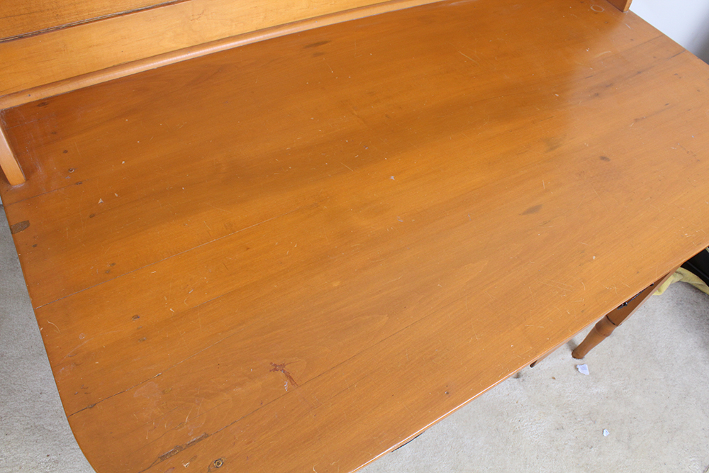 Antique Poplar Baking Table