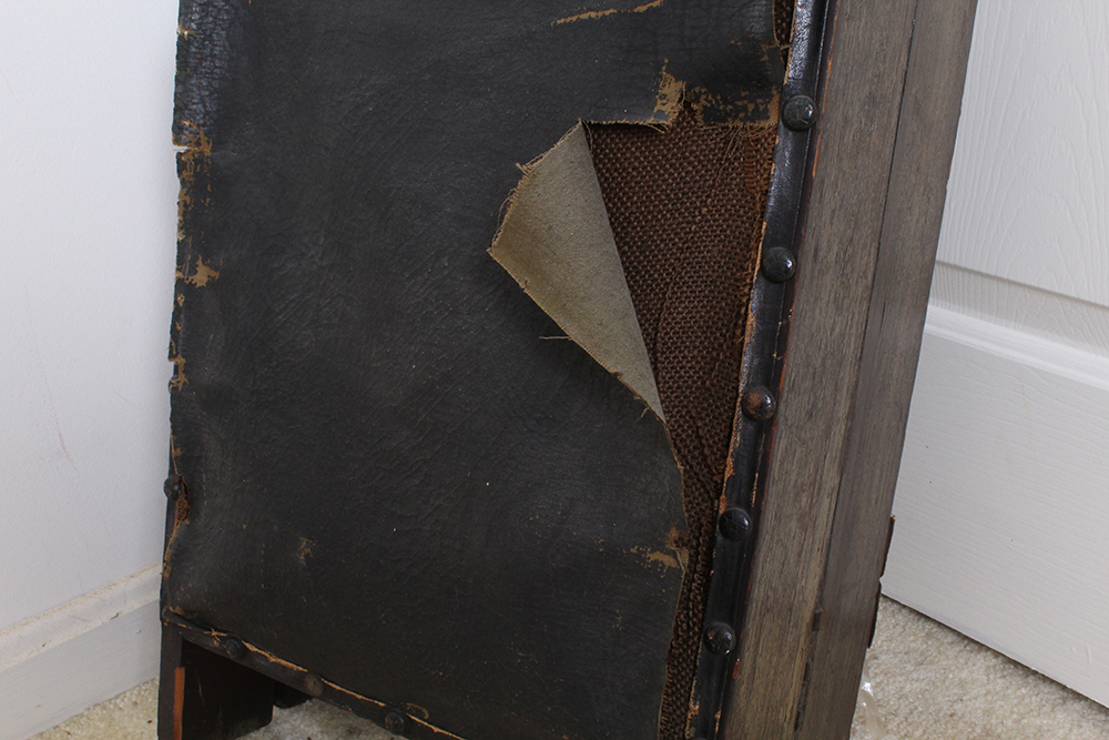 Antique Sewing Travel Case