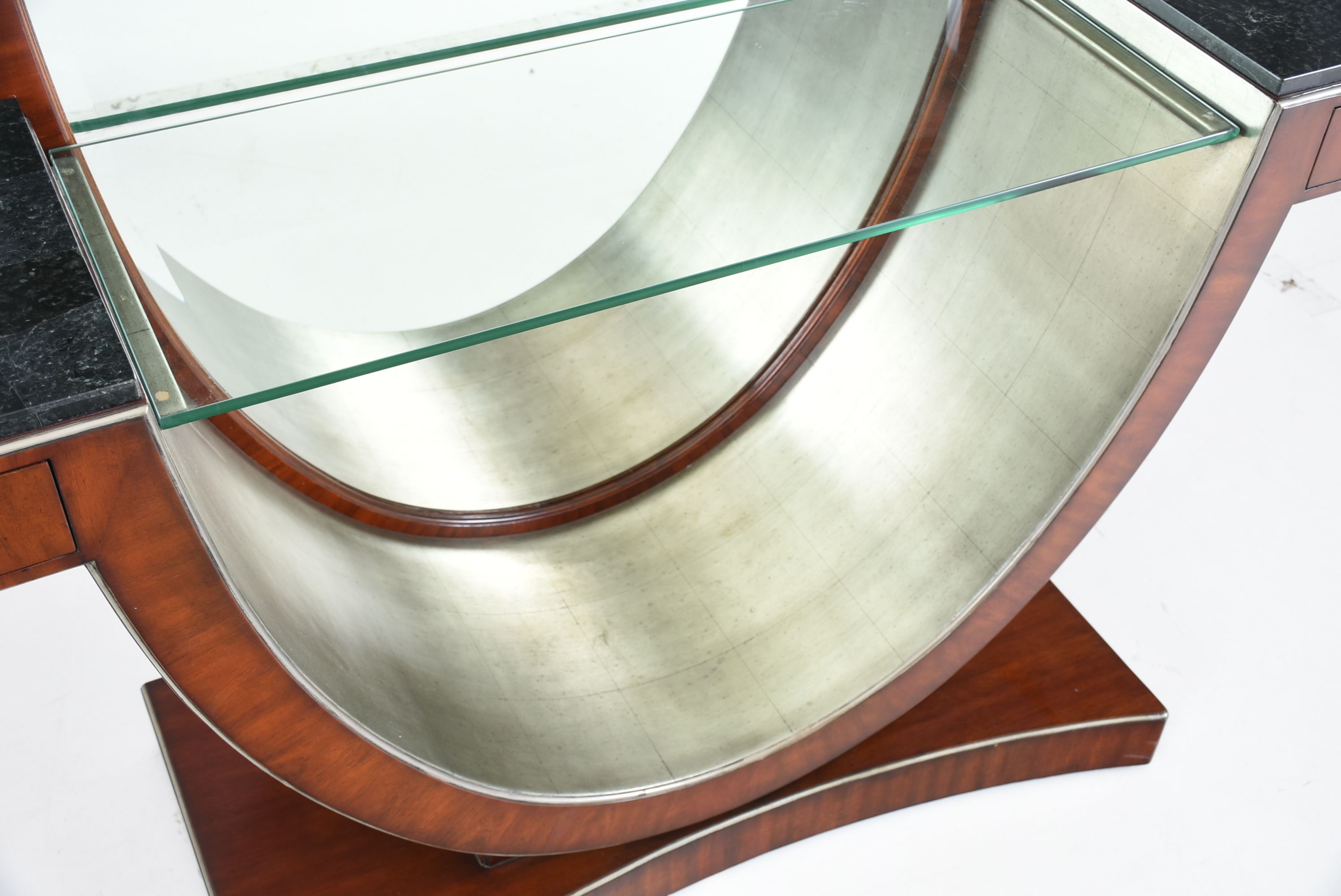 Thomasville Furniture Hollywood Regency Style Vanity with Mirror