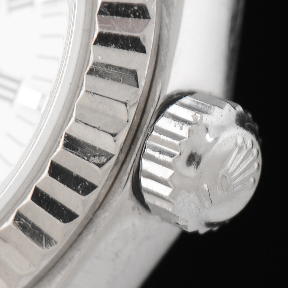 Women's Rolex Perpetual Steel and 18k White Gold 76094 Oyster Watch