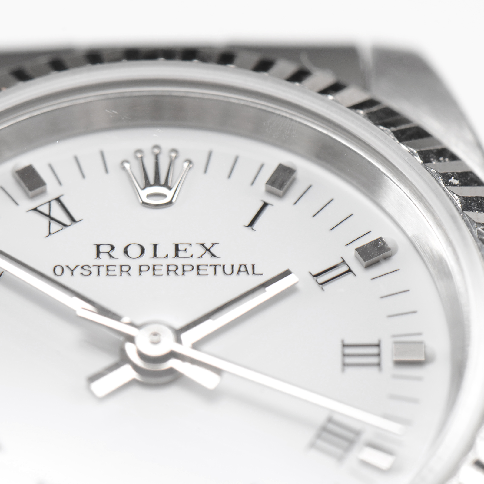 Women's Rolex Perpetual Steel and 18k White Gold 76094 Oyster Watch