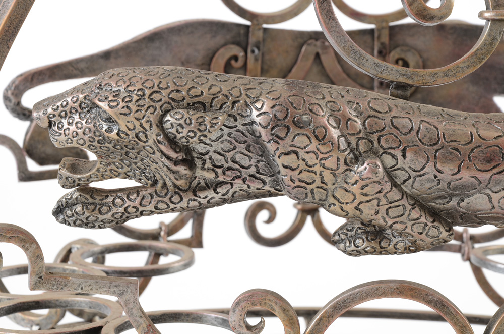 Janice Minor Iron Bar Cart for Neiman Marcus