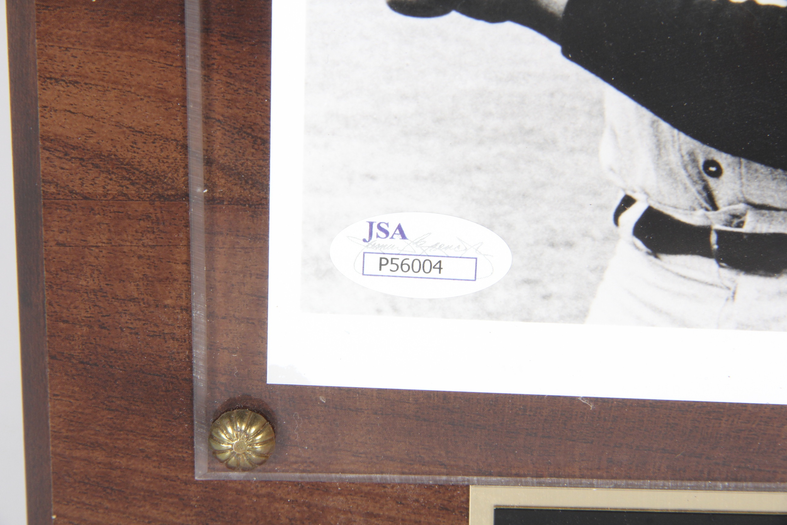 Willie Mays and Hank Aaron Signed Photograph Plaque