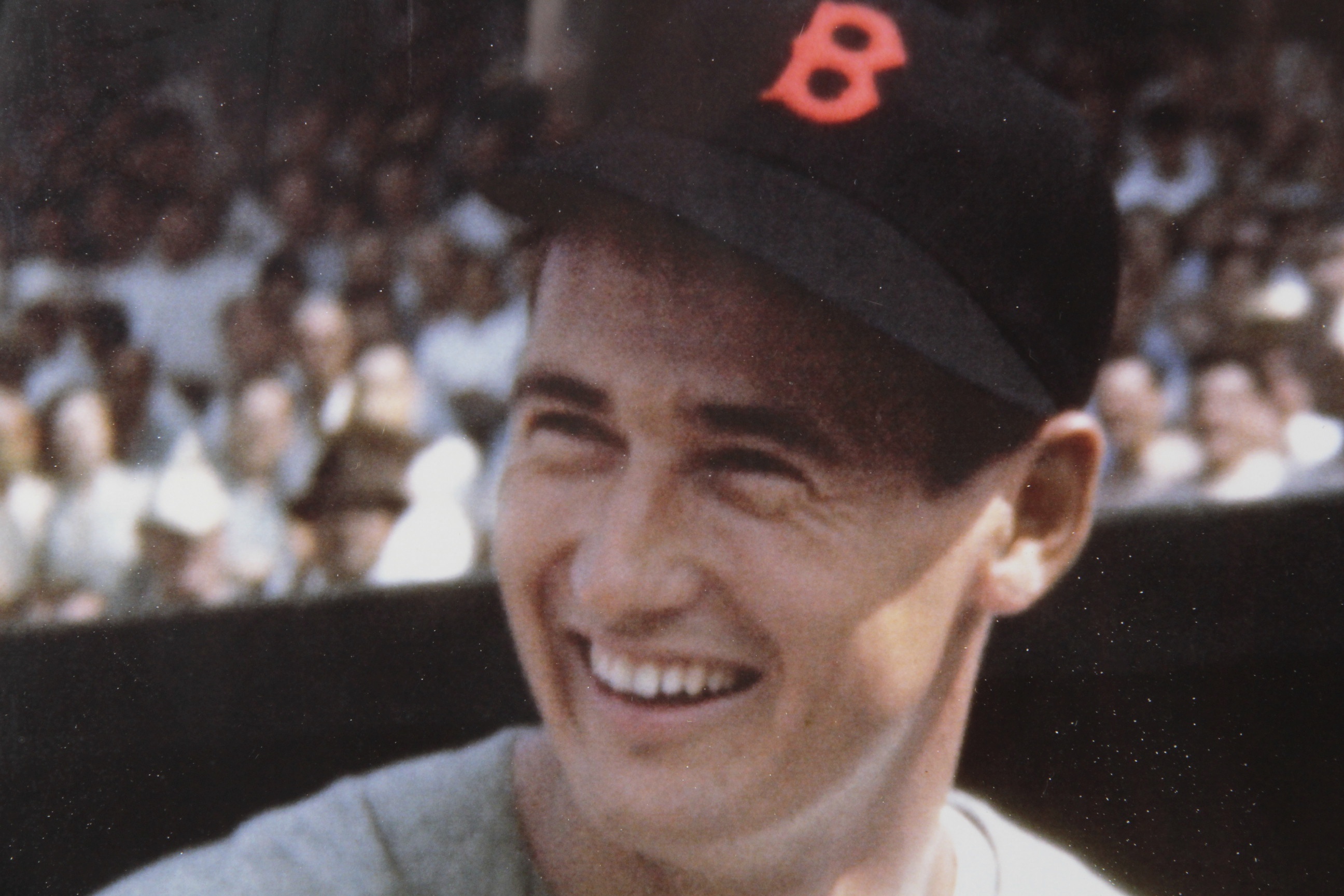 Ted Williams Signed Photograph Picturing Babe Ruth