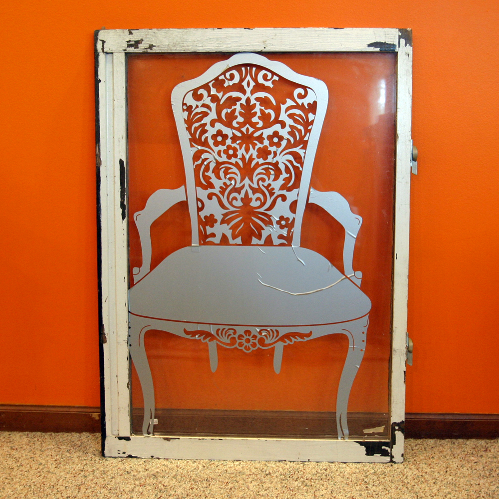 Vintage Reclaimed Window Frame and Pane